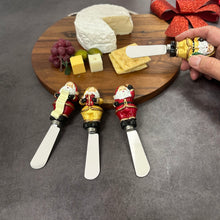 Load image into Gallery viewer, Ho Ho Ho Cheese Spreader Set of 4