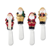 Load image into Gallery viewer, Ho Ho Ho Cheese Spreader Set of 4
