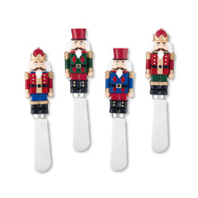 Load image into Gallery viewer, Nutcrackers Cheese Spreader Set of 4