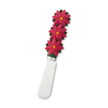 Load image into Gallery viewer, Poinsettias Cheese Spreader Set of 4