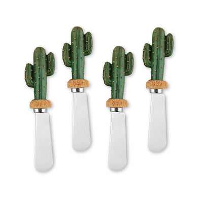 Mr. Spreader 4-Piece Saguaro Cactus Resin Cheese Spreader