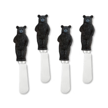 Load image into Gallery viewer, Mr. Spreader 4-Piece Bear Resin Cheese Spreader