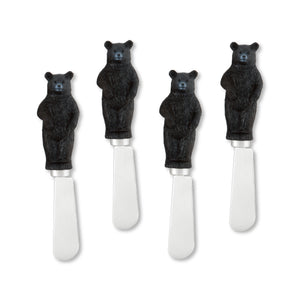 Mr. Spreader 4-Piece Bear Resin Cheese Spreader