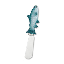 Load image into Gallery viewer, Mr. Spreader 4-Piece Salmon Resin Cheese Spreader