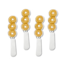 Load image into Gallery viewer, Mr. Spreader 4-Piece Bagel Resin Cheese Spreader