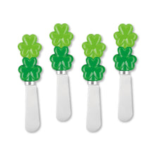 Load image into Gallery viewer, Mr. Spreader 4-Piece Shamrock Resin Cheese Spreader
