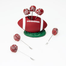 Load image into Gallery viewer, Football Cocktail Picks, Set of 7