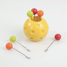 Load image into Gallery viewer, Pickleball w/Ball Cocktail Picks, Set of 7