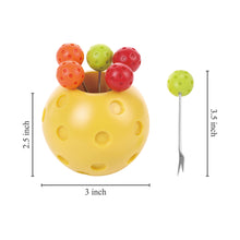 Load image into Gallery viewer, Pickleball w/Ball Cocktail Picks, Set of 7