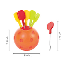 Load image into Gallery viewer, Pickleball w/Paddles Cocktail Picks, Set of 7