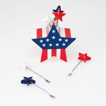 Load image into Gallery viewer, American Flag Cocktail Picks, Set of 7