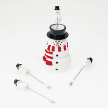 Load image into Gallery viewer, Snowman Cocktail Picks, Set of 5