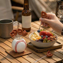 Load image into Gallery viewer, Baseball Cocktail Picks, Set of 7