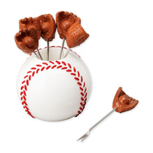 Load image into Gallery viewer, Baseball Cocktail Picks, Set of 7