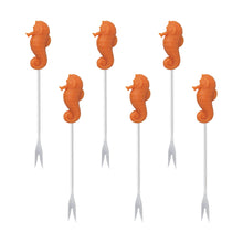 Load image into Gallery viewer, Seahorse Cocktail Picks, Set of 6