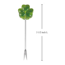 Load image into Gallery viewer, Shamrock Cocktail Picks, Set of 6