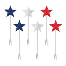 Load image into Gallery viewer, Star Cocktail Picks, Set of 6