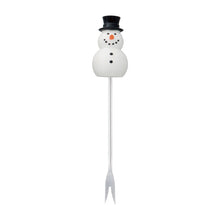 Load image into Gallery viewer, Snowman Cocktail Picks, Set of 6
