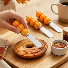 Load image into Gallery viewer, Pumpkins Cheese Spreader Set of 3