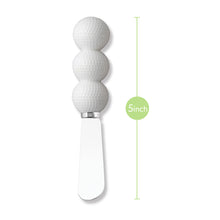 Load image into Gallery viewer, Golf Ball Cheese Spreader Set of 3
