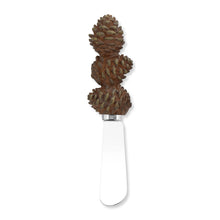 Load image into Gallery viewer, Pinecones Cheese Spreader Set of 3