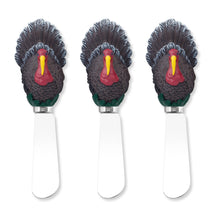 Load image into Gallery viewer, Turkey Cheese Spreader Set of 3