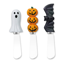 Load image into Gallery viewer, Bat &amp; Boo Cheese Spreader Set of 3