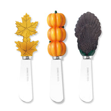 Load image into Gallery viewer, Golden Harvest Cheese Spreader Set of 3
