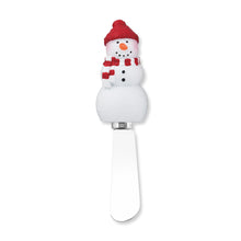 Load image into Gallery viewer, Jolly Snowman Cheese Spreader Set of 3