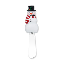 Load image into Gallery viewer, Top Hat Snowman Cheese Spreader Set of 3