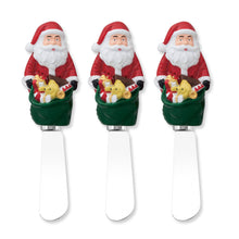 Load image into Gallery viewer, Santa's Magic Bag Cheese Spreader Set of 3