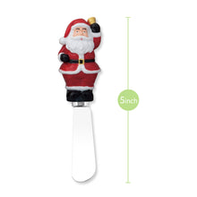Load image into Gallery viewer, Santa Jingles Cheese Spreader Set of 3
