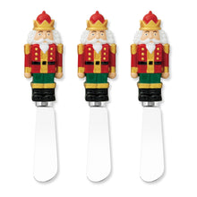 Load image into Gallery viewer, Nutcracker Cheese Spreader Set of 3