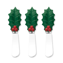 Load image into Gallery viewer, Holly Cheese Spreader Set of 3