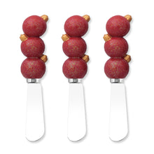 Load image into Gallery viewer, Ornaments Cheese Spreader Set of 3