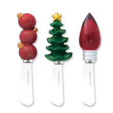 Load image into Gallery viewer, Let it Glow Cheese Spreader Set of 3