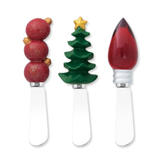 Load image into Gallery viewer, Let it Glow Cheese Spreader Set of 3
