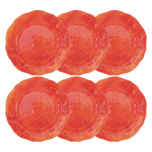 Load image into Gallery viewer, Gourmet Art 6-Piece Tiger Lily Melamine 11 Plate