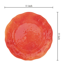 Load image into Gallery viewer, Gourmet Art 6-Piece Tiger Lily Melamine 11 Plate