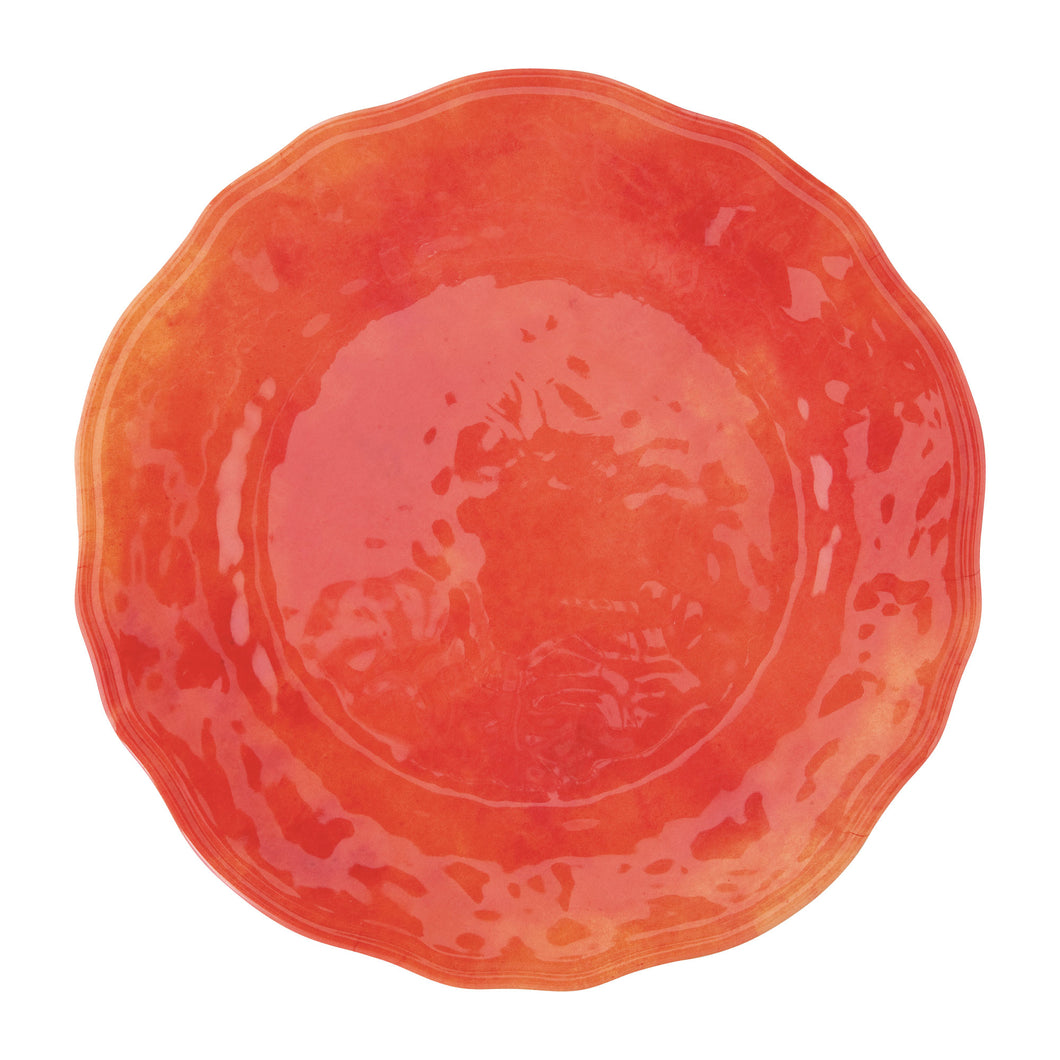 Gourmet Art 6-Piece Tiger Lily Melamine 11 Plate