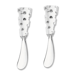 Wine Things 2-Piece Cheese Zinc Cheese Spreader