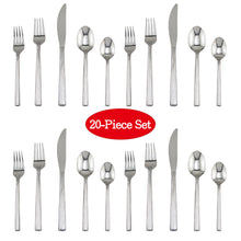 Load image into Gallery viewer, Supreme Stainless Steel 20-Piece Bistro Flatware Set