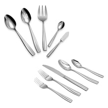 Load image into Gallery viewer, Supreme Stainless Steel 45-Piece Placid Flatware Set