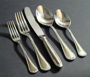 Supreme Stainless Steel 20-Piece Shell Flatware Set