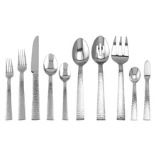 Load image into Gallery viewer, Supreme Stainless Steel 45-Piece Hammered Flatware Set