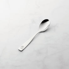 Load image into Gallery viewer, Supreme Stainless Steel 6-Piece Square Edge with Circle Pattern Demitasse Spoon
