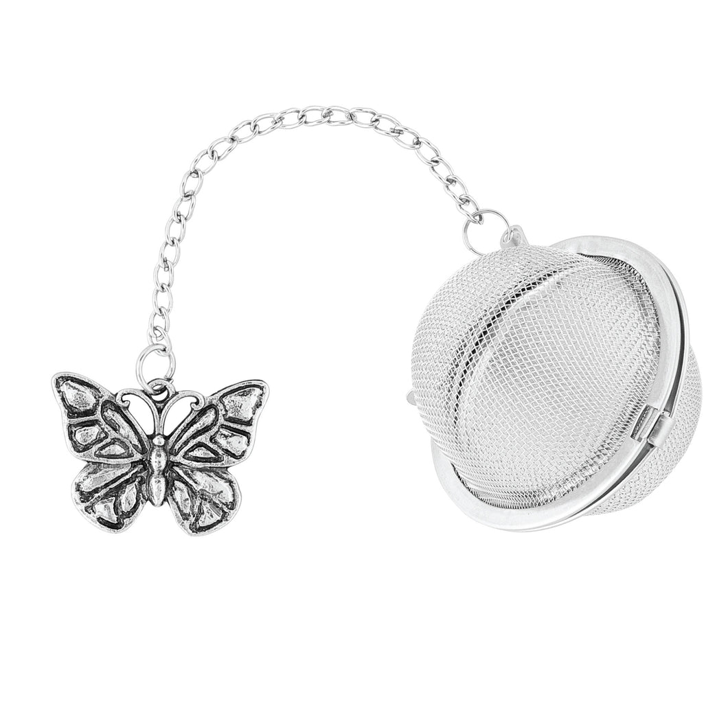 Supreme Stainless Steel Tea Ball Infuser with Butterfly Charm