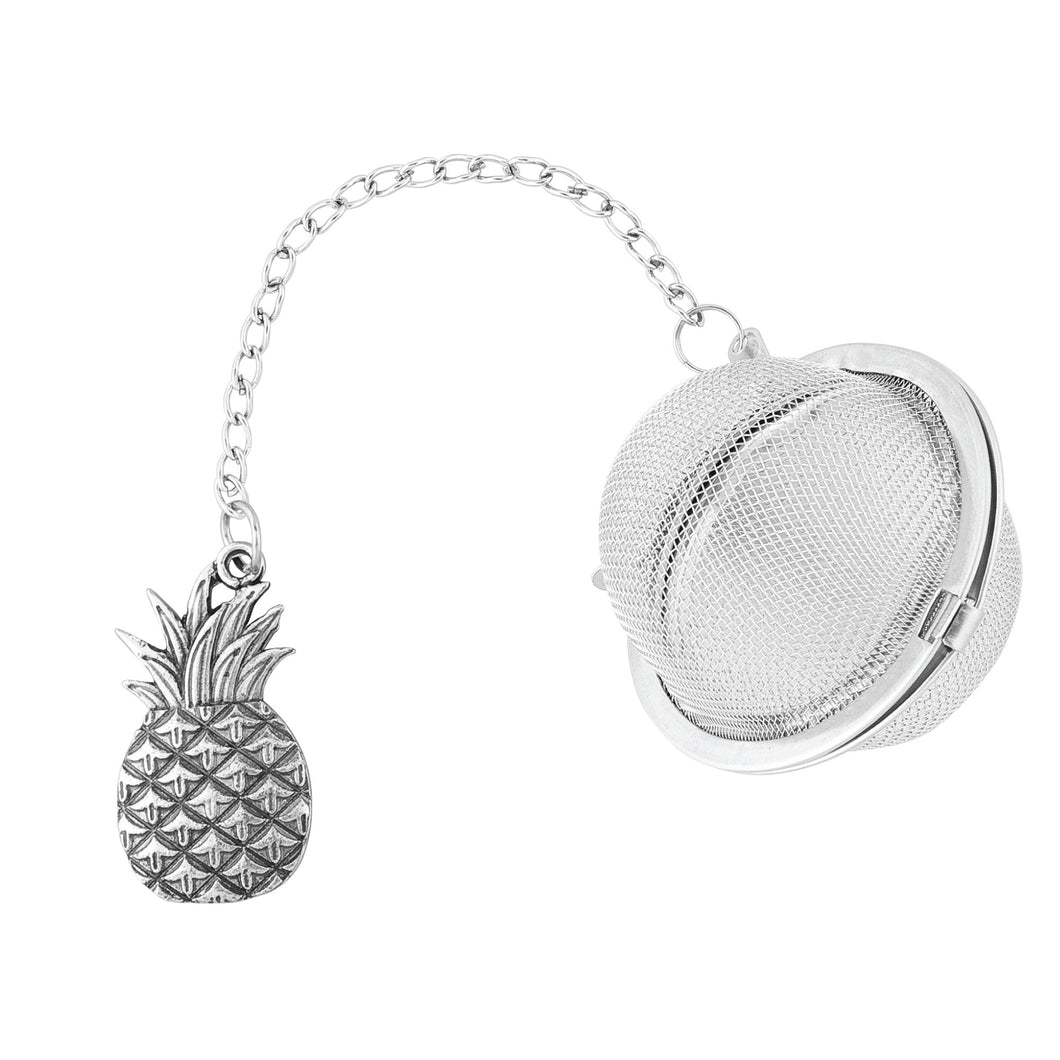 Supreme Stainless Steel Tea Ball Infuser with Pineapple Charm