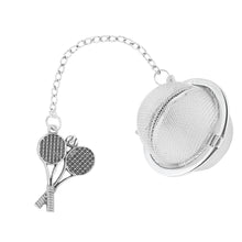 Load image into Gallery viewer, Supreme Stainless Steel Tea Ball Infuser with Tennis Charm