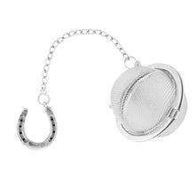 Load image into Gallery viewer, Supreme Stainless Steel Tea Ball Infuser with Horseshoe Charm